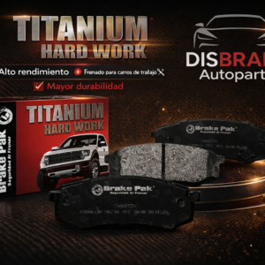Pastillas de Freno Titanium Hard Work BPH para Lexus GX470, GX460, Toyota 4Runner, Tundra, Prado, Hilux, Mitsubishi Montero, Great Wall Haval, JAC T8, T9, T6