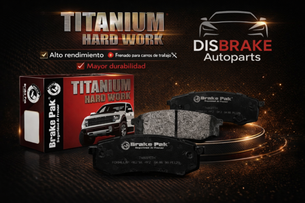 Pastillas de Freno Titanium Hard Work BPH para Lexus GX470, GX460, Toyota 4Runner, Tundra, Prado, Hilux, Mitsubishi Montero, Great Wall Haval, JAC T8, T9, T6