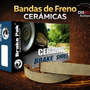 Bandas de Freno Cerámicas para Renault Logan, Sandero, Clio y Nissan Versa