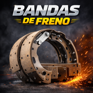 Bandas de Freno Cerámicas para Chevrolet Aveo, Spark GT y Beat
