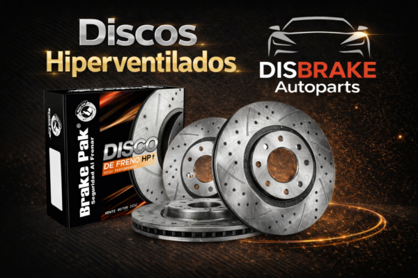 Discos de Freno HIPERVENTILADO para Renault Logan, New Clio Campus, Sandero, Kangoo y Stepway